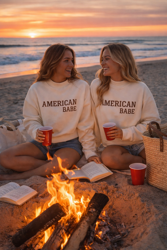 AMERICAN BABE MOCK-NECK ESSENTIAL